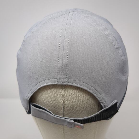 Adidas Aeroready Baseball Cap Gray One Size Adjustable Breathable Mesh 6 Panel - Picture 6 of 9